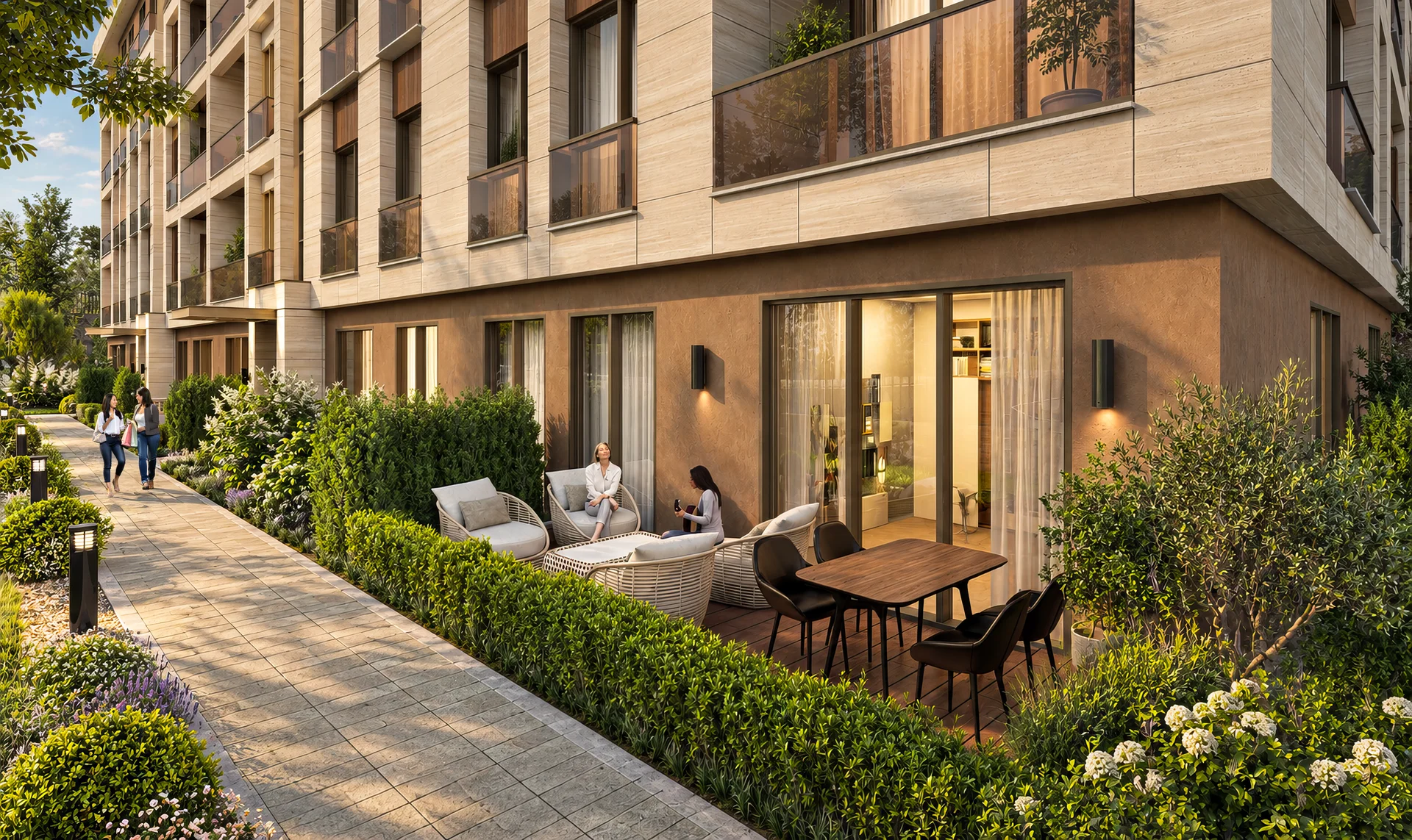 Diamond Marin geniş avlu